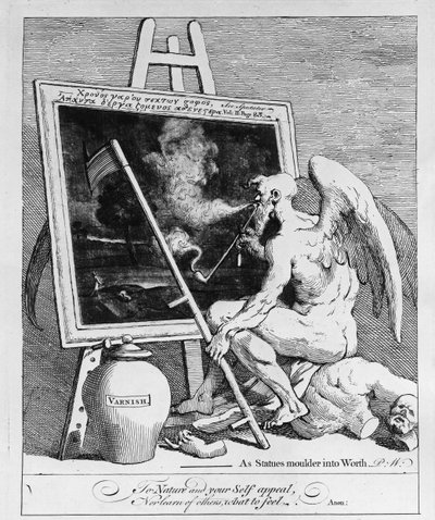 Tid ryger et billede, 1761 af William Hogarth