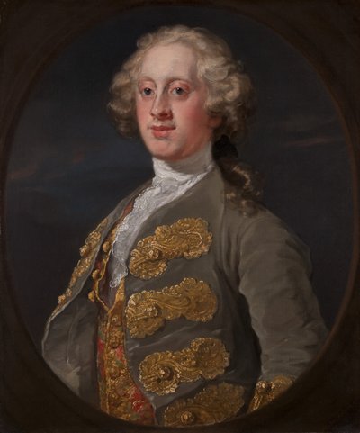 William Cavendish, markis af Hartington, senere fjerde hertug af Devonshire, 1741. af William Hogarth