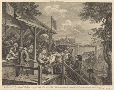 Afstemningen af William Hogarth and Francois Morellon de La Cave