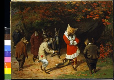 Hans Majestæt modtager (olie på lærred) af William Holbrook Beard