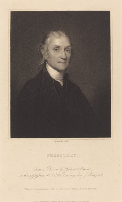 Priestley af William Holl I after Gilbert Stuart