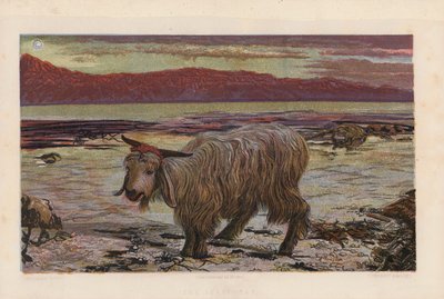 Syndebukken (farvelitografi) af William Holman (after) Hunt