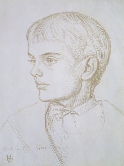 Min søn Cyril, 1877 af William Holman Hunt