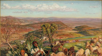 Esdraelon-sletten fra højderne over Nazareth, 1876 af William Holman Hunt