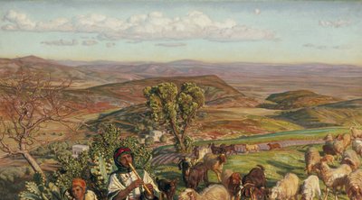Esdraelon-sletten fra Højderne over Nazareth, 1800-tallet af William Holman Hunt