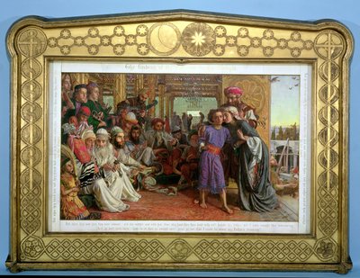 Fundet af Frelseren i templet, 1855 af William Holman Hunt