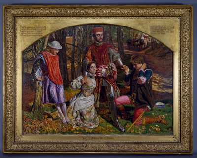 Valentin redder Sylvia fra Proteus, 1851 af William Holman Hunt