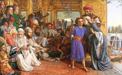 opdagelsen af Savoren i templet af William Holman Hunt