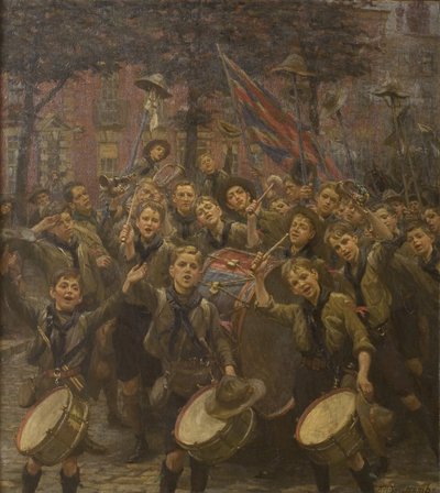 Hepper på Chief Scout, Dowry Square, Hotwells af William Holt Yates Titcomb