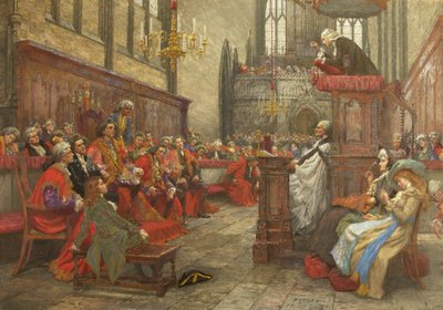 John Wesley prædikede for borgmesteren og selskabet i Bristol af William Holt Yates Titcomb