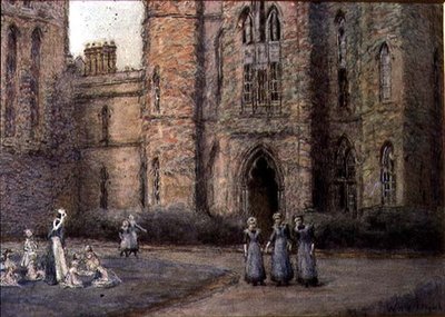 The Old Blind Asylum, Bristol (pastel på papir) af William Holt Yates Titcomb