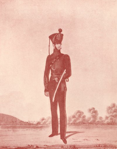 Officerer fra Madras Army Rifles, c1837-1843, 1909 af William Hunsley