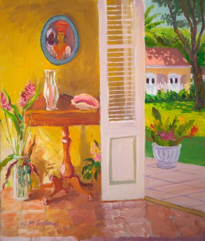 Caribiens indre (olie om bord) af William Ireland