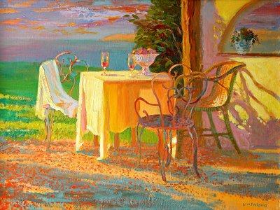 Aftenterrasse, 2003 af William Ireland