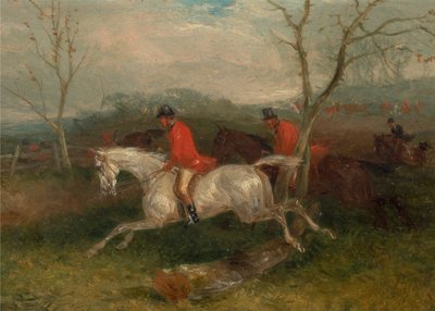 Foxhunting: Coming to a Fence (Fuld Cry) af William J. Shayer