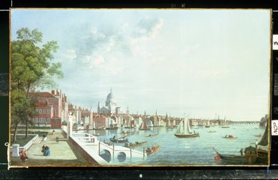 Themsen fra Somerset House, ser nedstrøms af William James
