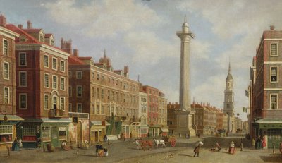 Udsigt over monumentet, ca. 1770 af William James