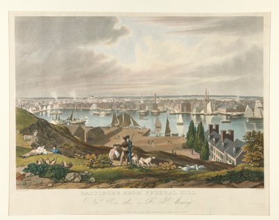 Baltimore fra Federal Hill af William James Bennett