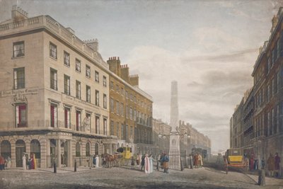 New Bridge Street, City of London, 1809 af William James Bennett
