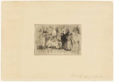 Hos Dressmakeren af William James Glackens