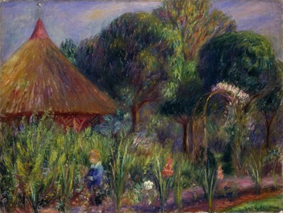 Lenna af et sommerhus, ca. 1917 (olie på lærred) af William James Glackens