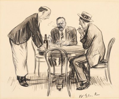 Aldrig mere, bemærkede han dystert af William James Glackens