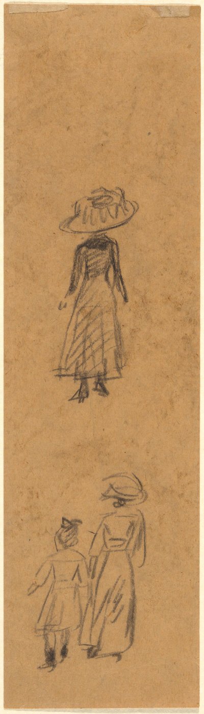 Skitse af figurer af William James Glackens