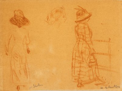 To kvinder og kvindechef af William James Glackens