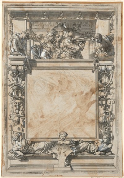 Design til Honorable Mention Award-certifikatet fra London International Exhibition of 1862 af William James Linton