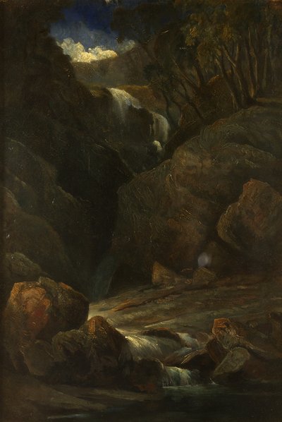 Et vandfald af William James Muller