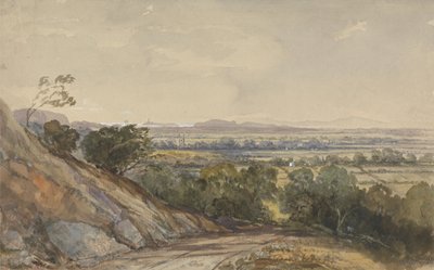 Cleeve, Somerset, med Bridgewater Bay i det fjerne af William James Muller