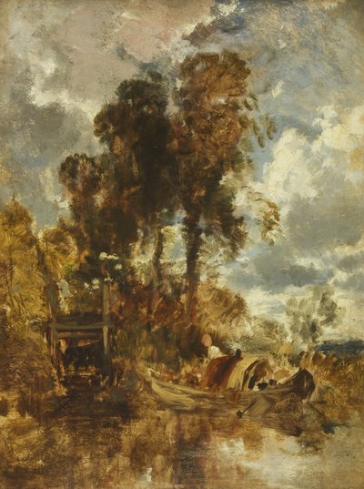 Ålekurve på Themsen af William James Muller