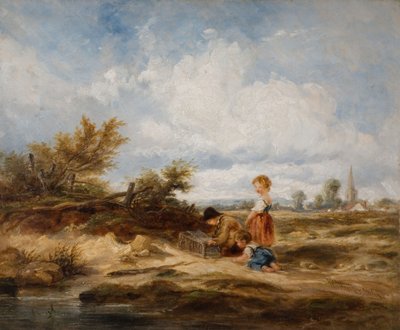Hampstead Heath - Fuglefælden, 1845. af William James Muller