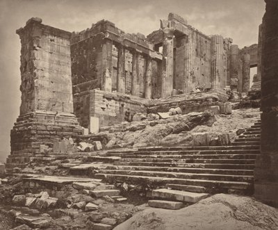 Propylaea fra sydvest, 1882 (foto) af William James Stillman