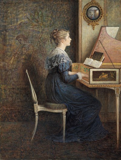 En gammel sang, 1874. af William John Hennessy