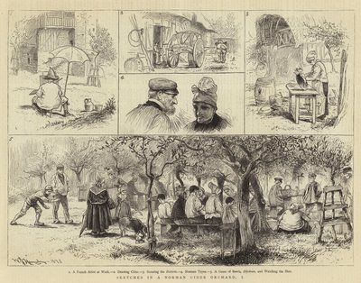 Skitser i en Norman Cider Orchard, I af William John Hennessy