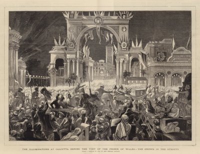 Illuminationerne i Calcutta under prins af Wales