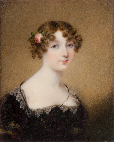 Portræt af Lady Lucy Whitmore, født Bridgeman (1792-1840), ca. 1812-40 (olie og lærred) af William John Newton