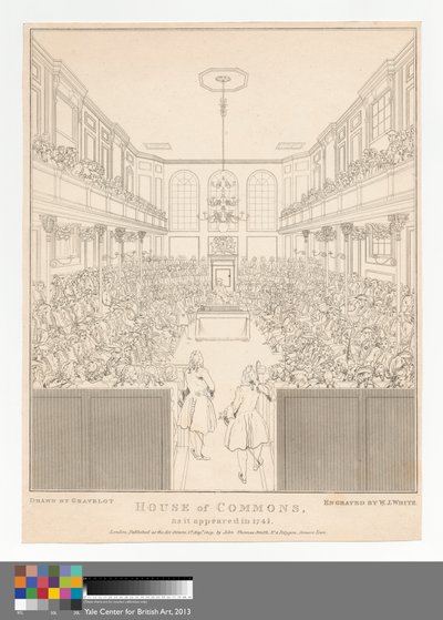 Underhuset, som det så ud i 1741-2 af William Johnstone White
