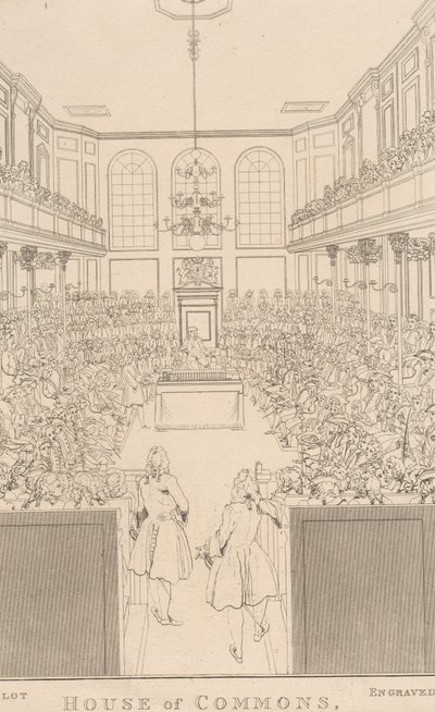 Underhuset, som det så ud i 1741-2 af William Johnstone White