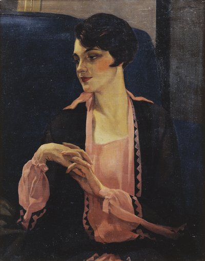 Portræt af en kvinde, halv længde, 1905 af William Kay Blacklock