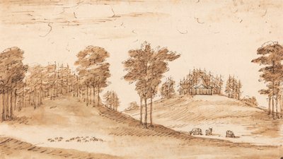 Design til en pavillon i en Dyrehave af William Kent
