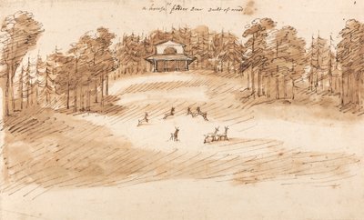 Design til en pavillon i en Dyrehave af William Kent