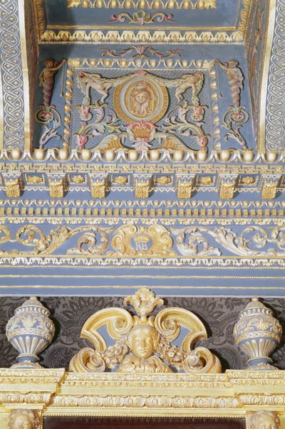 Detalje af loftet i Blue Velvet Room-billedet af William Kent