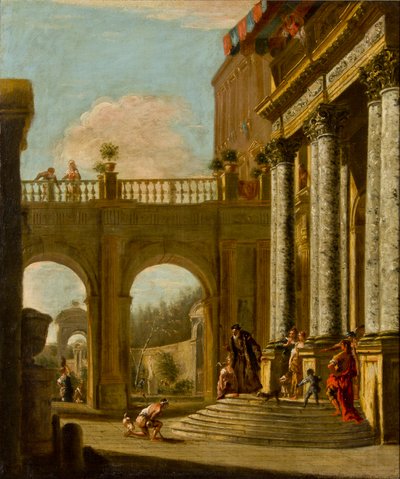 The Return of the Prodigal Son, ca. 1712-16 (olie på lærred) af William Kent