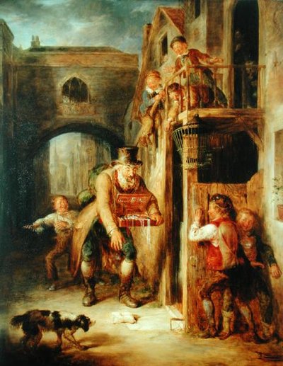Den falske pakke (olie på lærred) af William Kidd