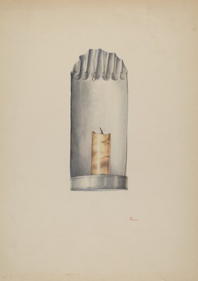 Lysestage, ca. 1940. af William Kieckhofel