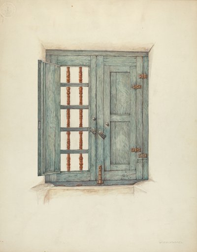 Vinduesskodder og detaljer, ca. 1939. af William Kieckhofel