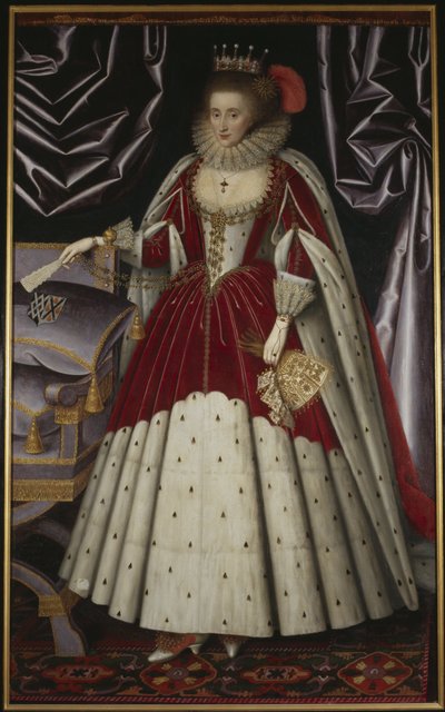 Lucy Russel, comtesse Bedford (nee Harington) - Portræt af Lucy Russell, grevinde af Bedford (1580-1627), født Harington, af Larkin, William (1580