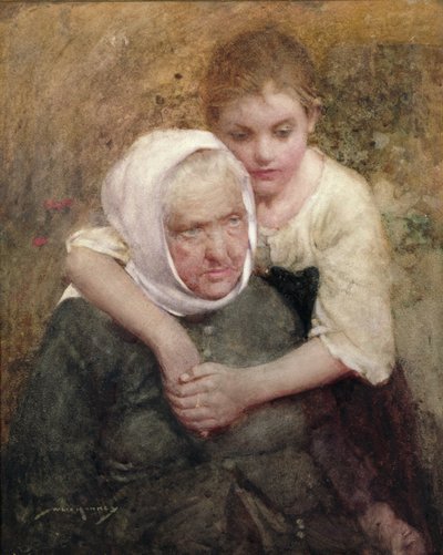Erindringer (akvarel på papir) af William Lee Hankey